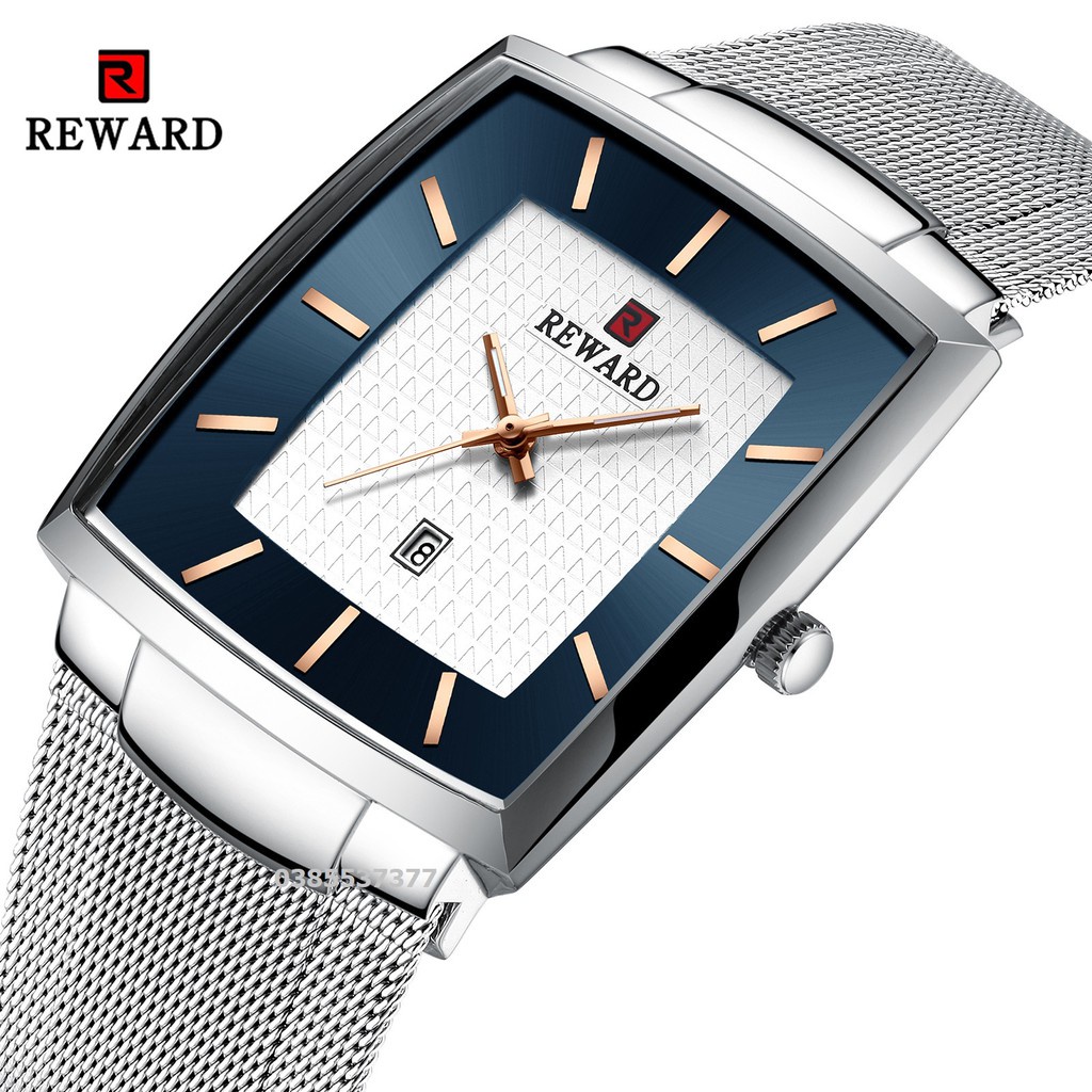 ĐỒNG HỒ NAM REWARD 62009, THIẾT KẾ MẶT VUÔNG ĐỘC ĐÁO, HÀNG CHÍNH HÃNG BẢO HÀNH 1 NĂM - Hàng mới về
