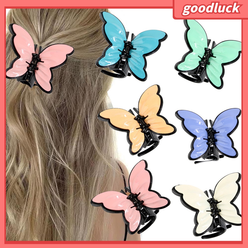 Fairystore| Kẹp Tóc Chống Trượt Màu Sắc Ngọt Ngào Tiện Dụng Cho Nữ