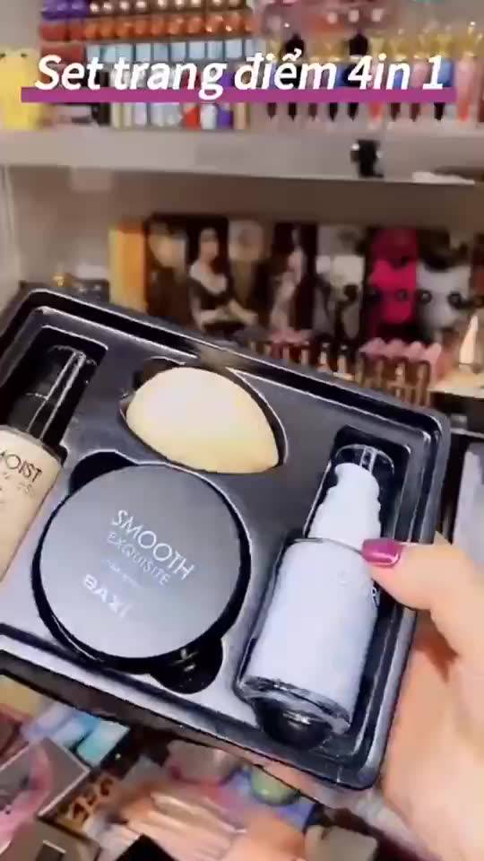 [ Bộ trang điểm]Bộ sản phẩm kem nền trang điểm MSMEESHU gồm 4 món đa năng tiện dụng | BigBuy360 - bigbuy360.vn