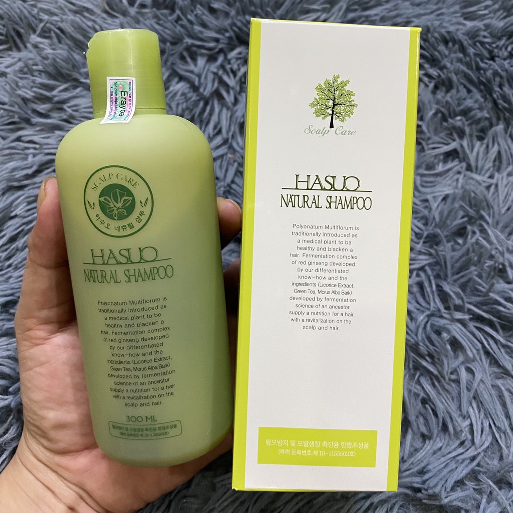 Best SellerDầu gội ngăn rụng và kích thích mọc tóc Hasuo Natural Shampoo 300ml