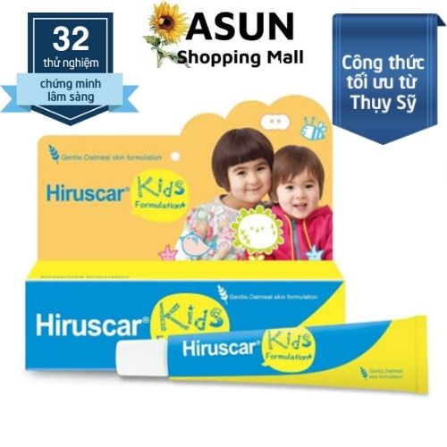 Gel Cải Thiện Sẹo, Thâm, Ngứa, Vết Côn Trùng Cắn Hiruscar Kids Cho Trẻ Em 10g