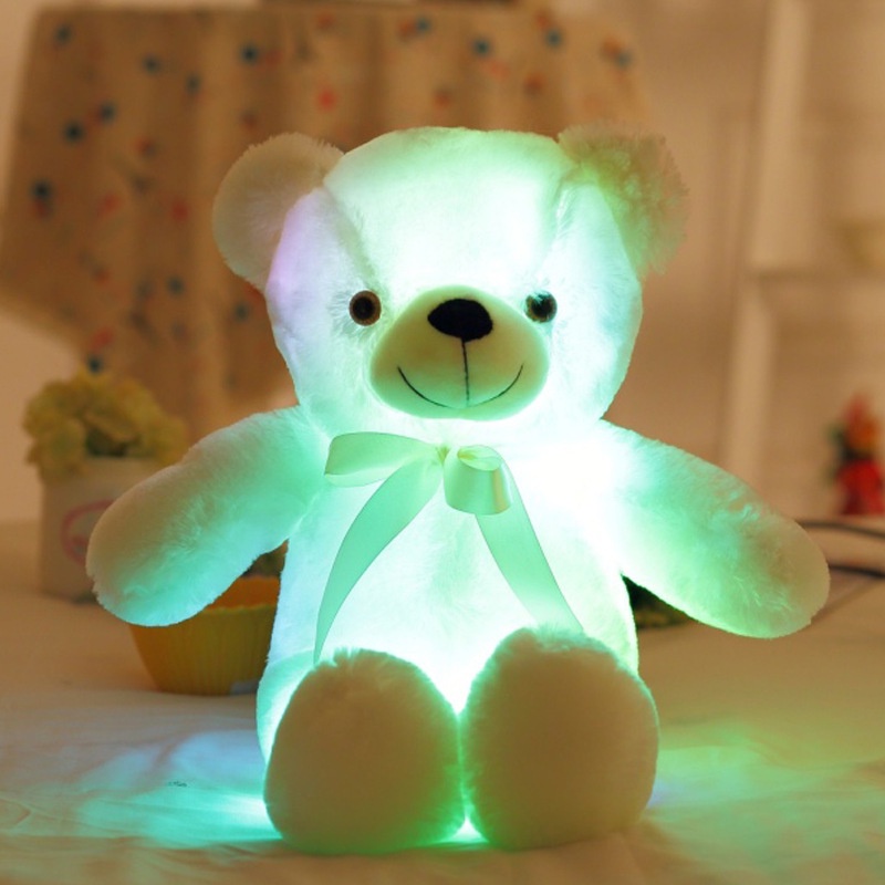Gấu Teddy Nhồi Bông Có Đèn LED Phát Sáng 30CM