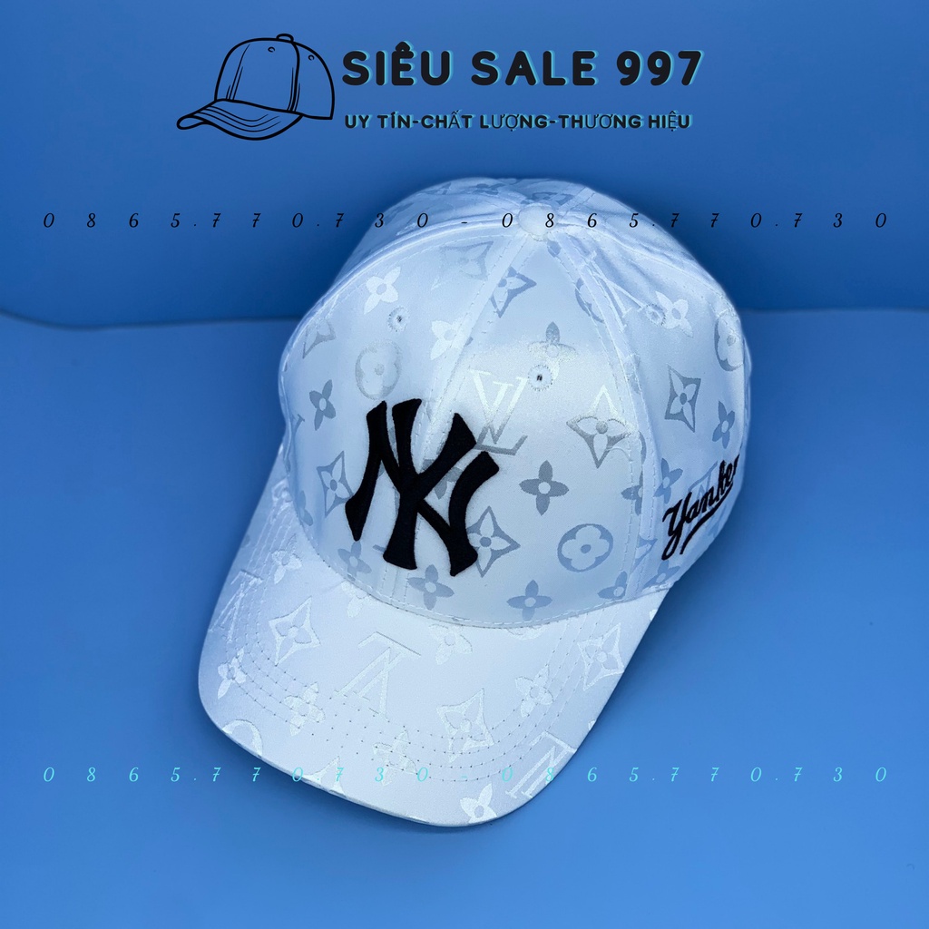 MŨ LƯỠI TRAI CHẤT VẢI GẤM THÊU LOGO N -YY CAO CẤP THỜI TRANG NAM NỮ SIÊU ĐẸP