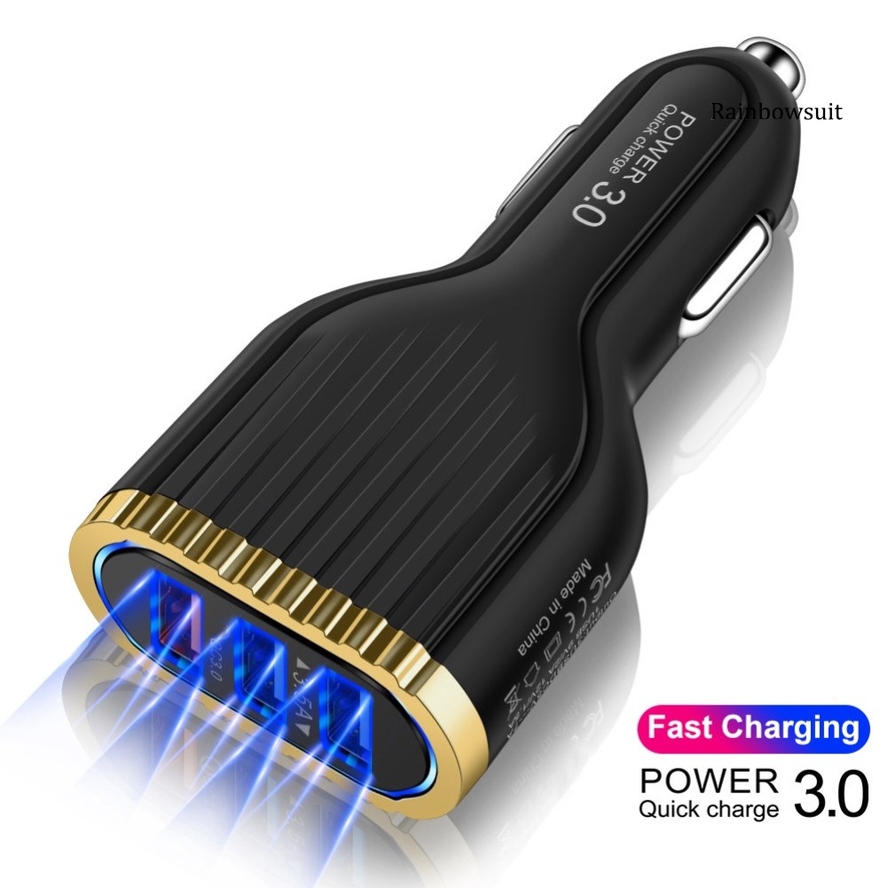 Cốc Sạc Nhanh Qc3.0 3.5a 3 Cổng Usb Cho Điện Thoại / Máy Tính Bảng