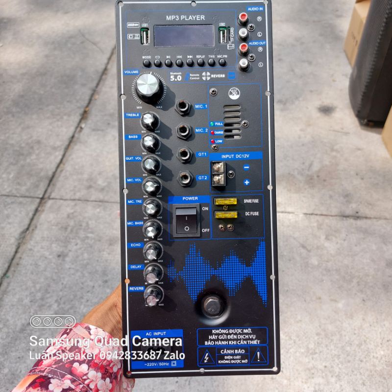 Mạch Loa Kéo Reverb 40 Đôi 600w Max 15x35