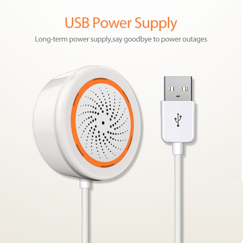 Cảm biến Zigbee thông minh Neo tuya tích hợp còi báo động 3 trong 1 âm thanh 90db