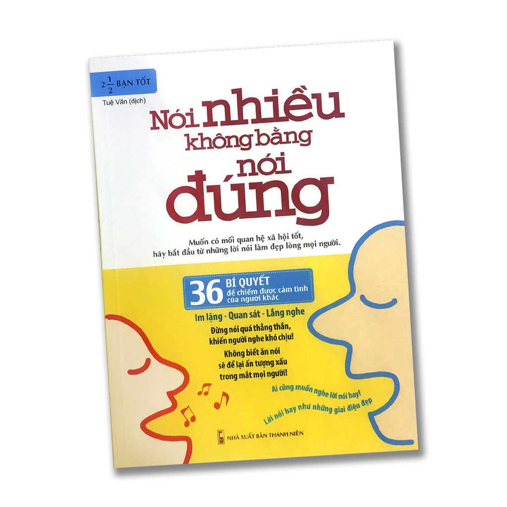 Sách - Nói nhiều không bằng nói đúng (36 Bí quyết để chiếm được cảm tình của người khác)