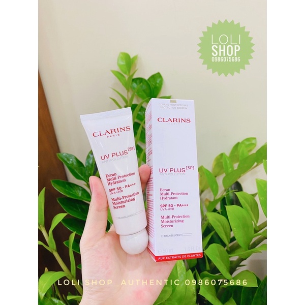 [Made in France] [Mẫu Mới] Clarins Kem Chống Nắng (KCN) Clarins Rose, Translucent, Lavender - 3ml 50ml