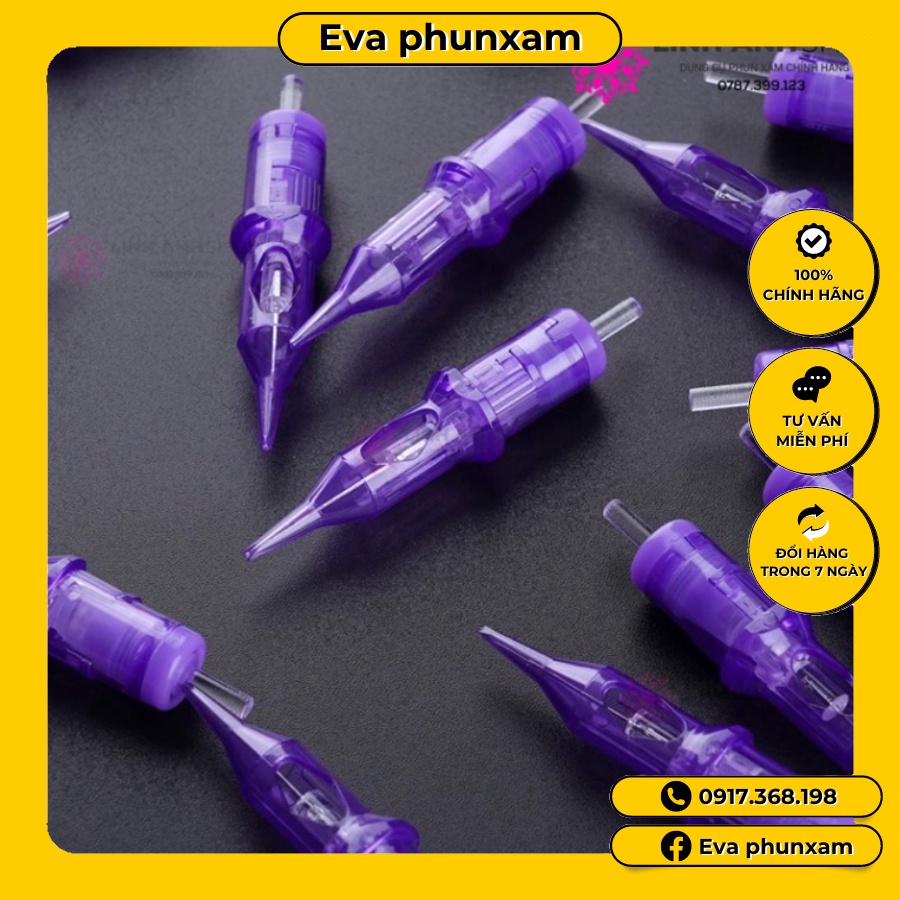 Hộp Kim 1 Máy Pen MAST PRO Tím Chính Hãng Phun Xăm