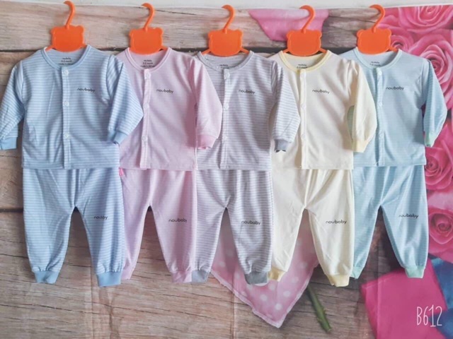 Bộ dài tay Noubaby thu đông cao cấp cho bé