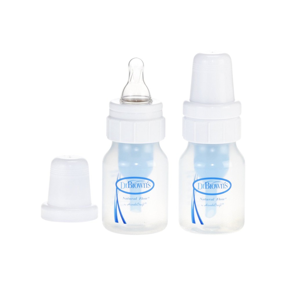 Bộ 4 bình sữa Dr Brown 60ml cổ thường
