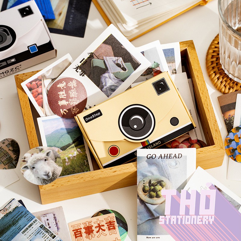 40 sticker vintage ảnh phong cảnh retro aesthetic hình dán decor trang trí  sổ planner bullet journal dụng cụ dán Dream | Shopee Việt Nam