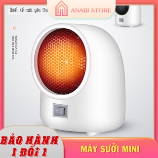 Quạt Sưởi Mini Để Bàn ANABISHOP - Máy Sưởi Nhỏ Gọn, Tiện Dụng, Công Suất Lớn, Chế Độ Tự Ngắt An Toàn