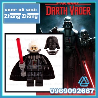 Xếp hình mô hình Star Wars nhân vật Darth Vader học trò Sith Lord Palpatine Minifigures POGO PG633