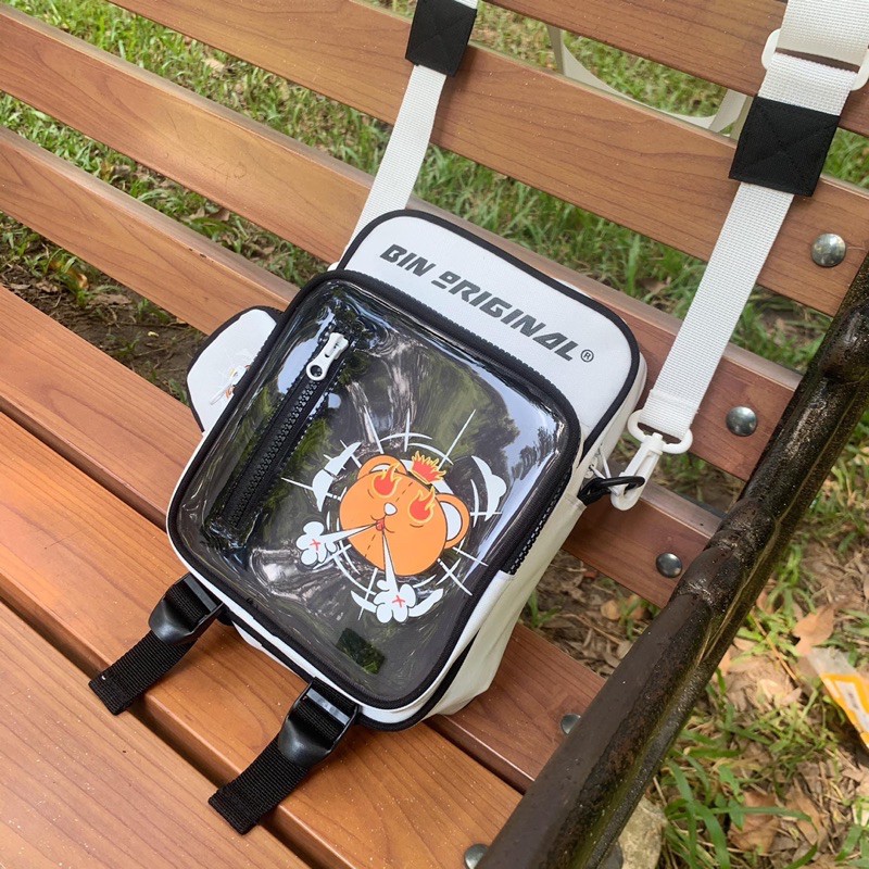 [Mã SKAMSALE06 giảm 10% TỐI ĐA 100K đơn 150K] Túi đeo chéo ss1 Bin original full white | BigBuy360 - bigbuy360.vn