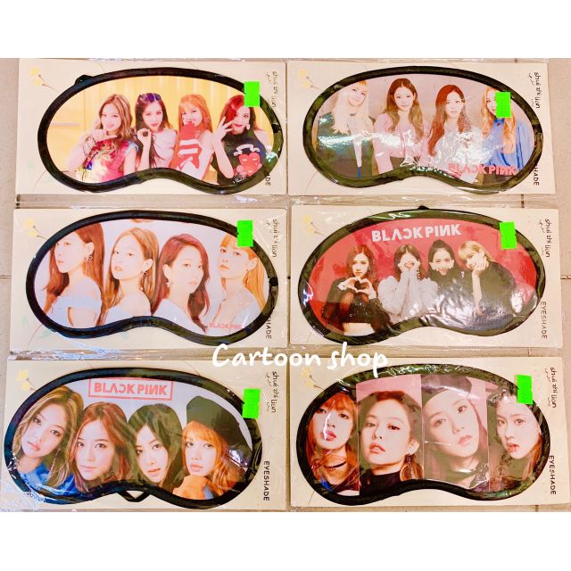 Bịt mắt ngủ Blackpink có / không có gel