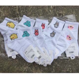 Set 10 đôi tất cổ ngắn hàn quốc in hình thú cực xinh