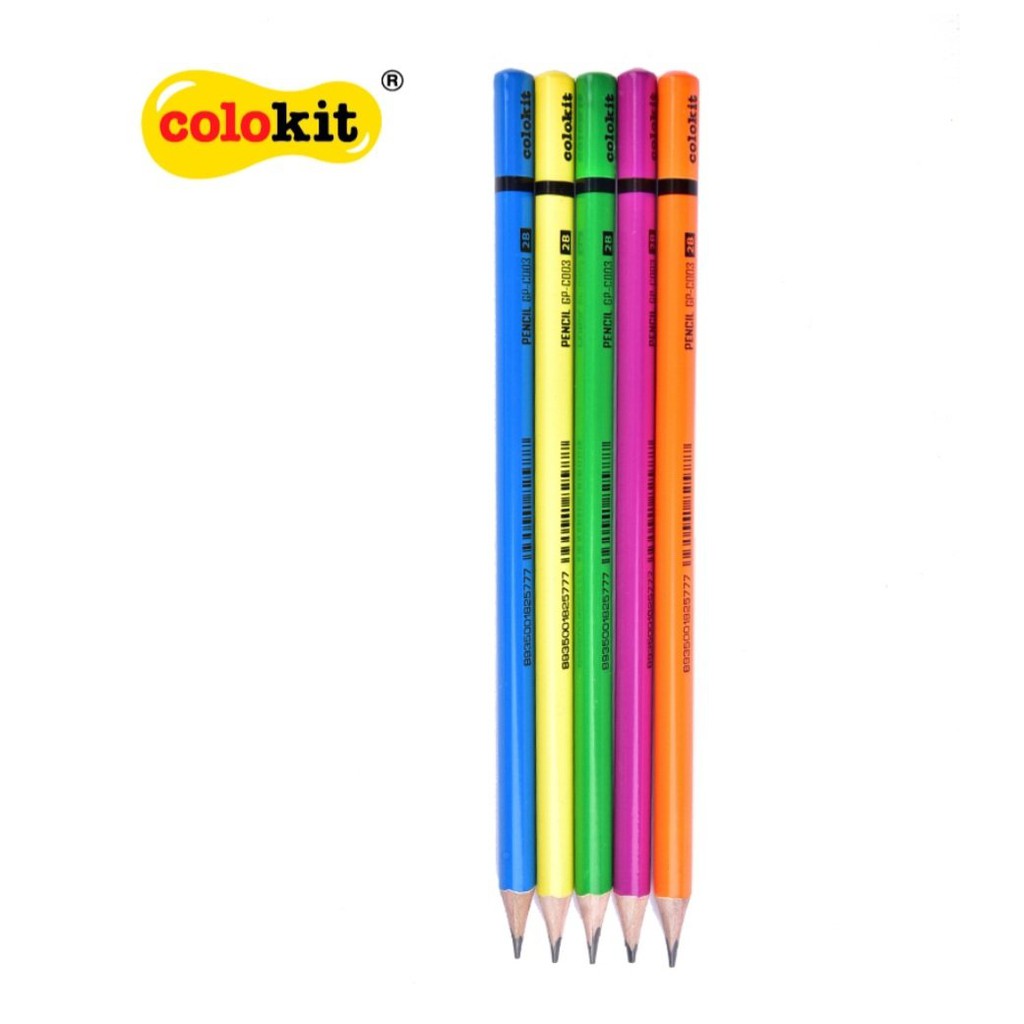 [ Chính hãng ] Bút chì gỗ Colokit 2B GP-C003 ( hộp 10 cây ) hàng có kiểm tra chất lượng và an toàn