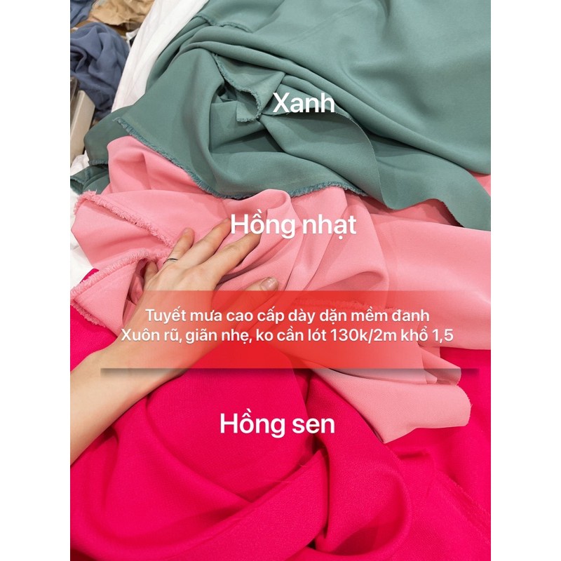 vải tuyết mưa cao cấp 2,2m