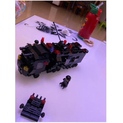 [500 CHI TIẾT] Bộ Đồ Chơi Lắp Ráp Xếp Hình LEGO Xe Cảnh Sát, Máy Bay Chiến Đấu, RoBot Biến Hình