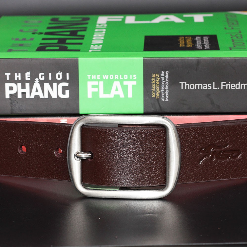 THẮT LƯNG NAM DA BÒ KHÓA KIM LẬT  DLKICN-01