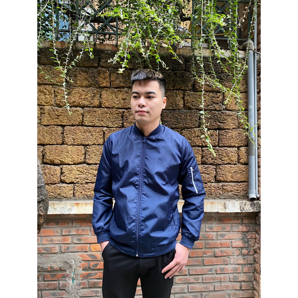 Áo khoác nam bomber 2 lớp chống nước