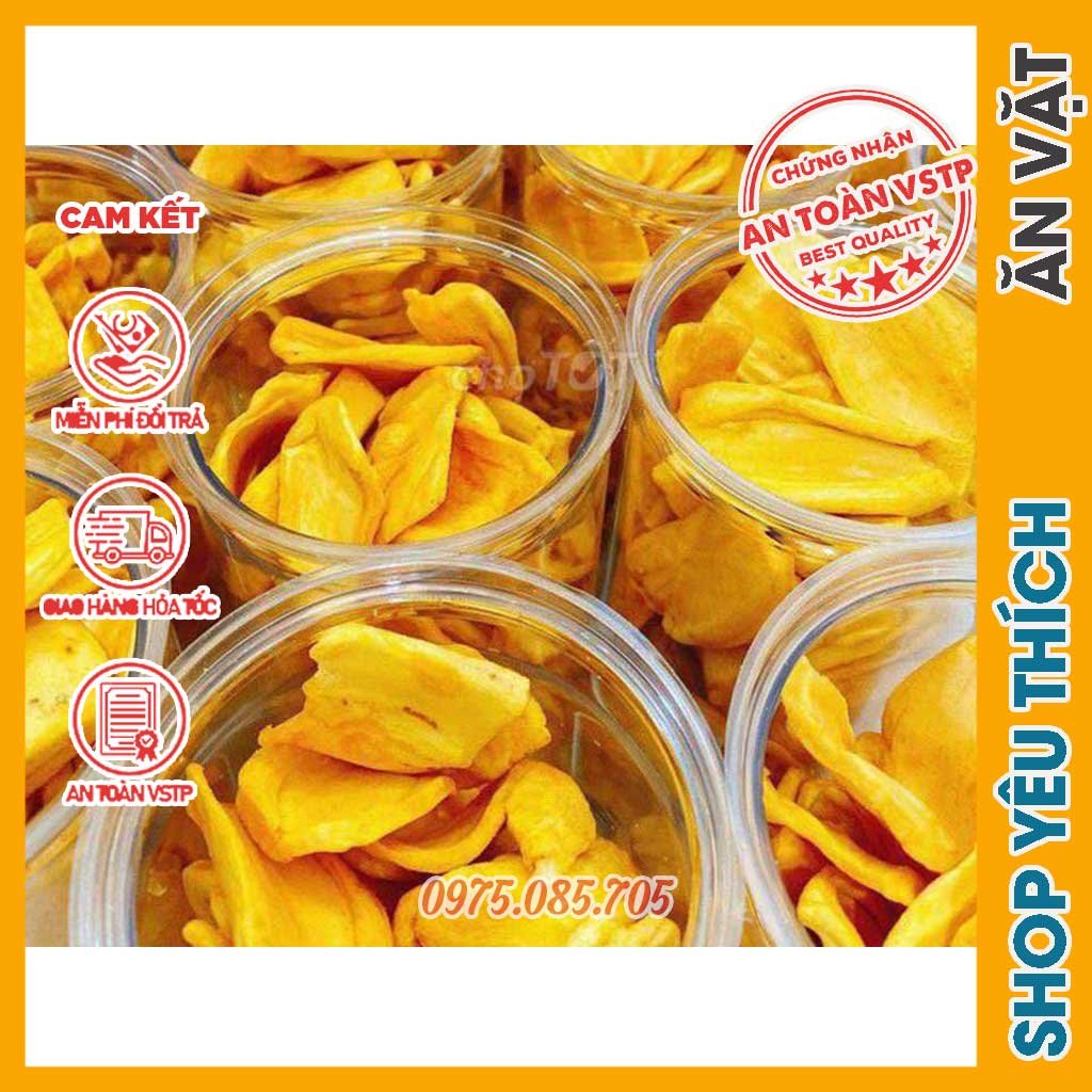 Mít Sấy 200 - 400g Ăn Giòn Rụm, Thơm Ngon - Múi Đều, Không Vụn Vỡ