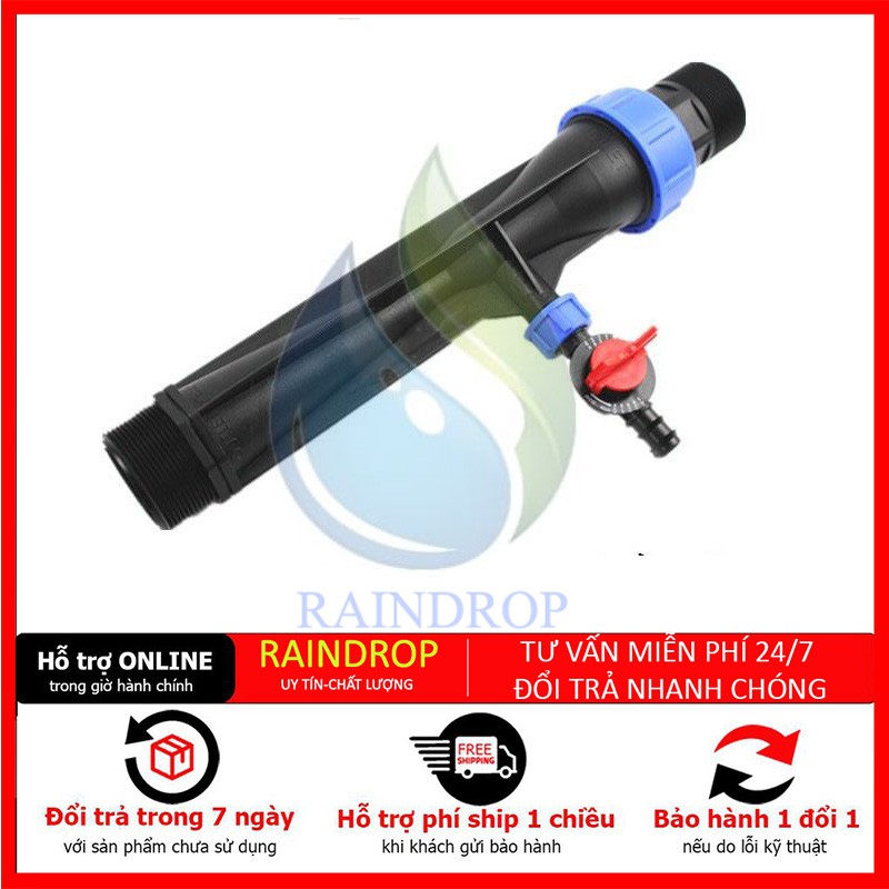 Venturi 60mm Bộ hút châm phân, thuốc bảo vệ thực vật... dùng trong hệ thống tưới nông nghiệp
