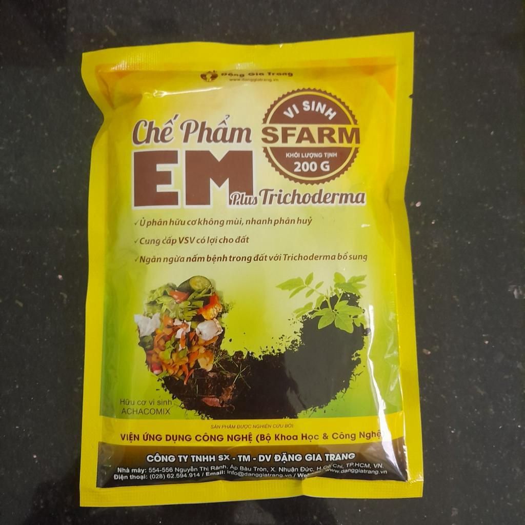 Chế Phẩm Vi Sinh Dùng Ủ Phân Hữu Cơ Đạm Cá EM Plus - Trichodemar Sfarm