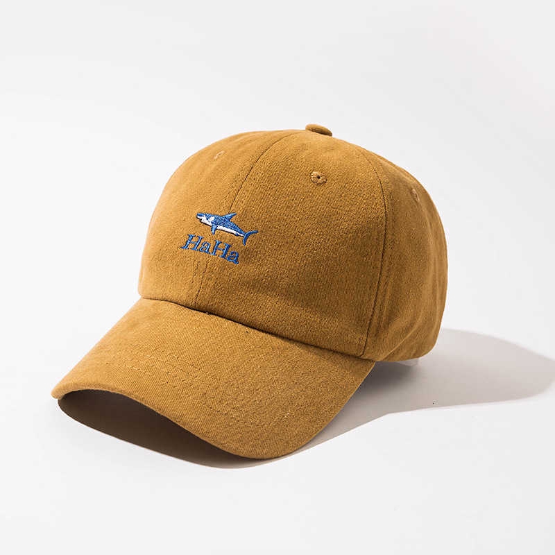 Mũ Lưỡi Trai Thêu Hình Cá Mập Cá Tính