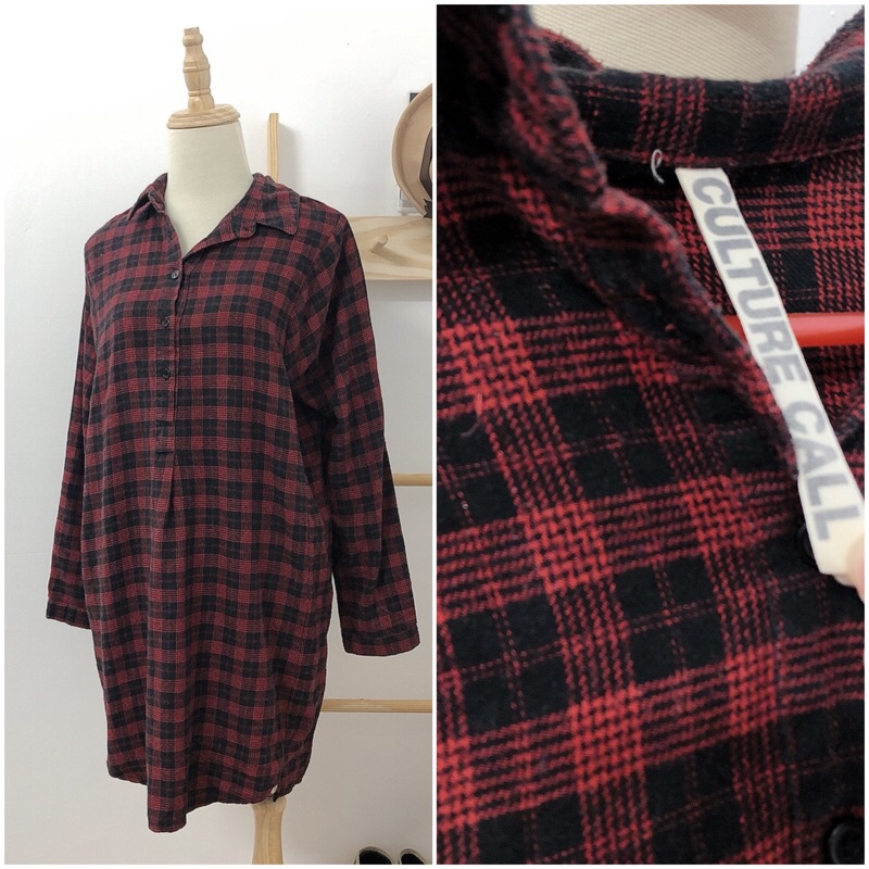 Đầm sơ mi sơ vin hiệu Unilo dưới 60 kg