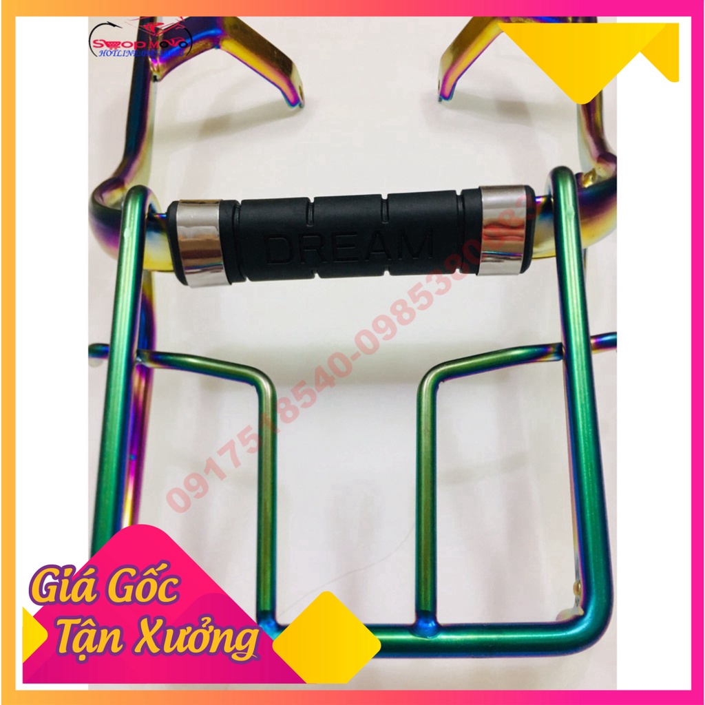 Cảng titan lắp cho xe dream (Ảnh Sp thật)