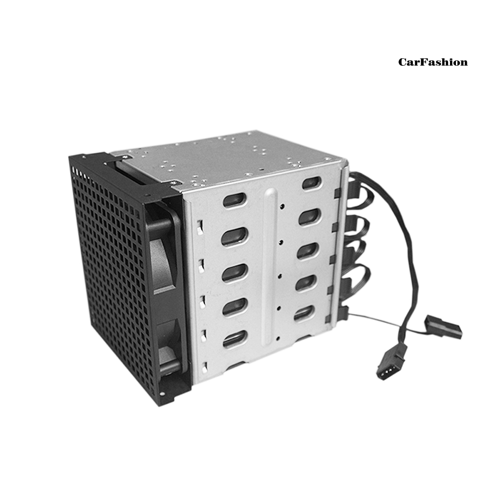 CDNP_5 Slots 3.5inch SATA SAS HDD Cage Rack Hard Driver Tray Caddy with Fan Space