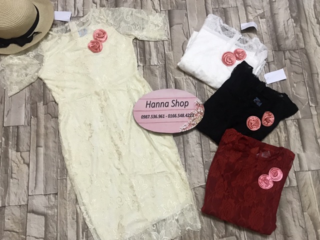 Đầm body phối ren cực đẹp( hình thật + video của shop)