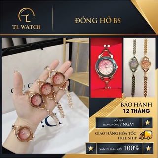 Đồng Hồ Nữ BS dây thép đúc không gỉ - bảo hành 12 tháng