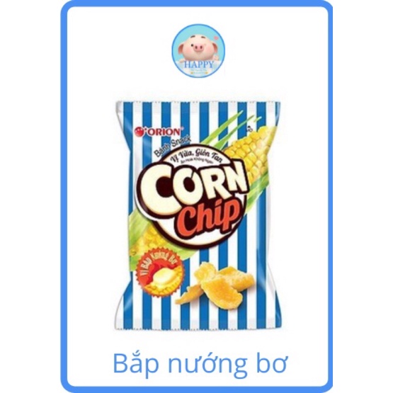 Bánh snack bắp Orion Corn Chip vị bắp nướng bơ/ ngọt và cay gói 35g