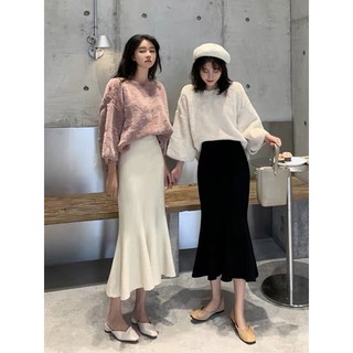 Váy thun đuôi cá dáng dài Ulzzang