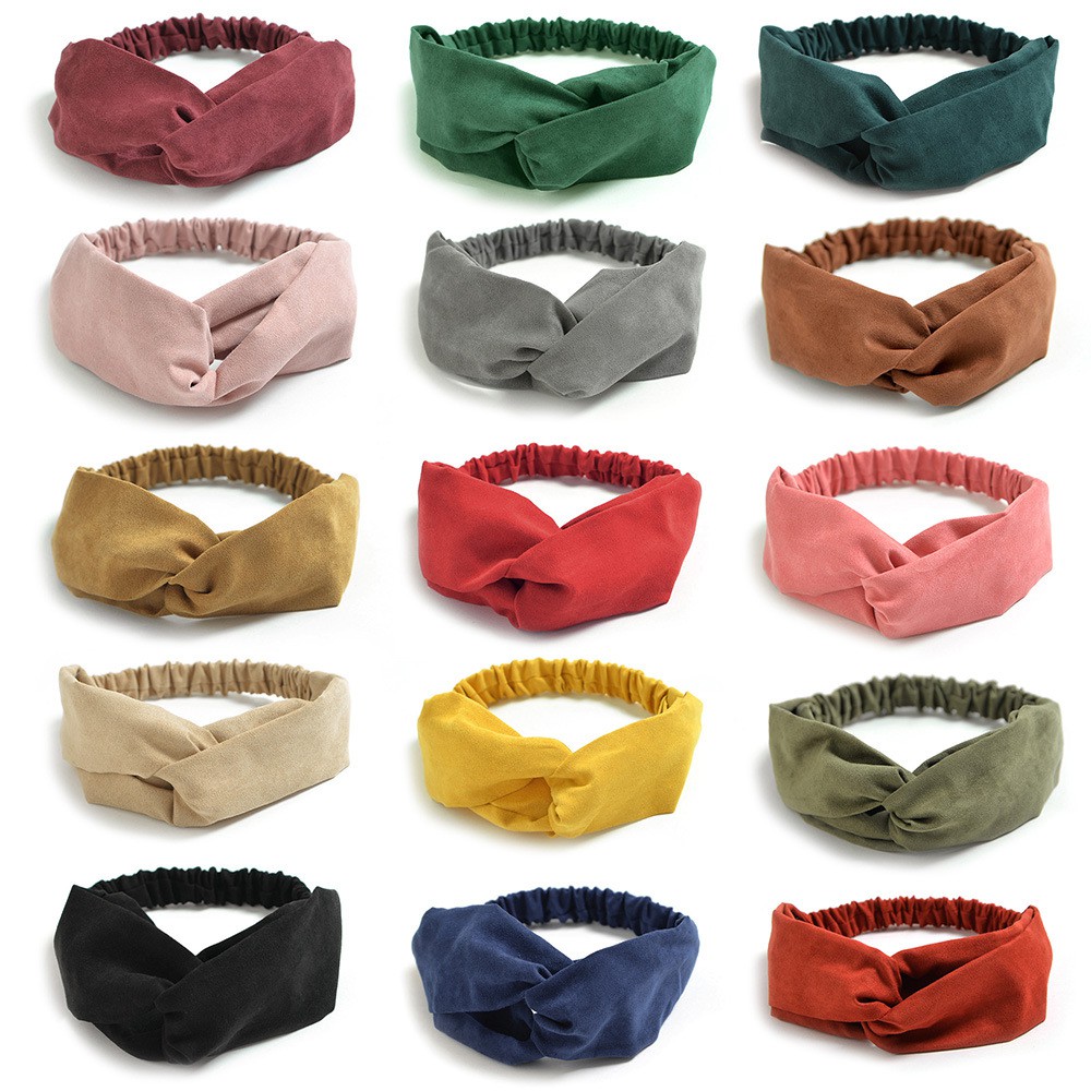 Băng đô Turban mẫu da mẫu 14-24 xinh xắn Mayconner