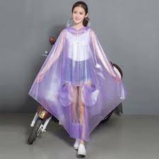 Áo mưa chấm bi xinh xắn