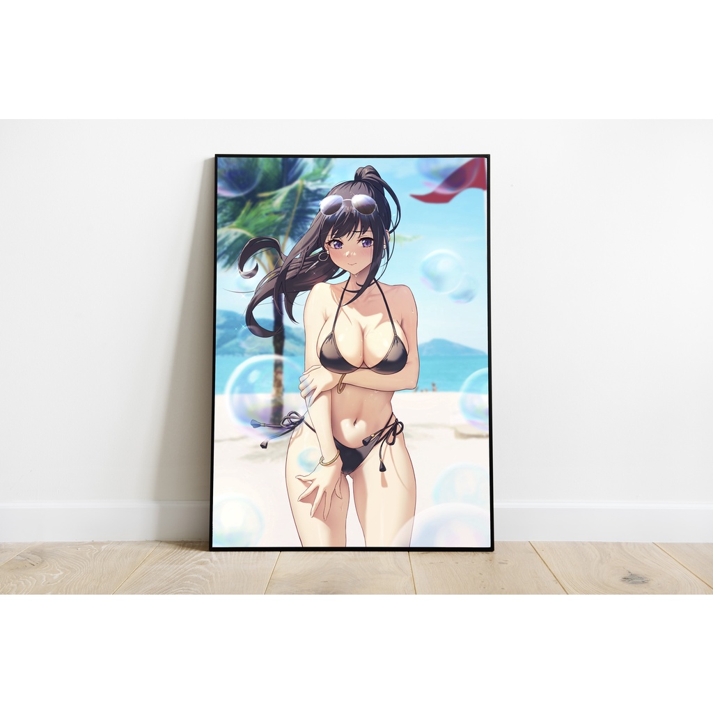 ẢNH POSTER A3 DÁN TƯỜNG CAO CẤP ANIME LYCORIS RECOIL (6) BY 2D TỘC SHOP