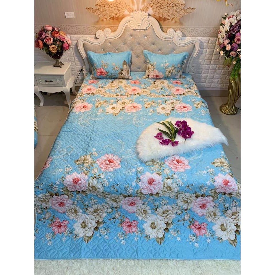 [Nhập mã FSS22FEB ] Phủ trần bông 5 món mẫu hoa cúc 3D tặng kèm túi đựng (nhắn tin shop mẫu bạn chọn) | BigBuy360 - bigbuy360.vn