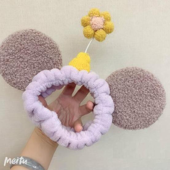 Băng Đô 3D Hình Chuột Mickey Xinh Xắn  (Giao màu ngẫu nhiên)