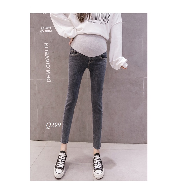 Quần Bầu Xinh Quần Jean Bầu Trẻ Trung Năng Động Q299
