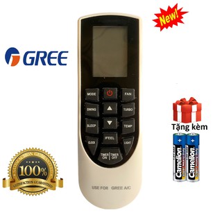 Điều khiển điều hoà Gree remote máy lạnh Gree - Hàng tốt [ tặng kèm pin ]