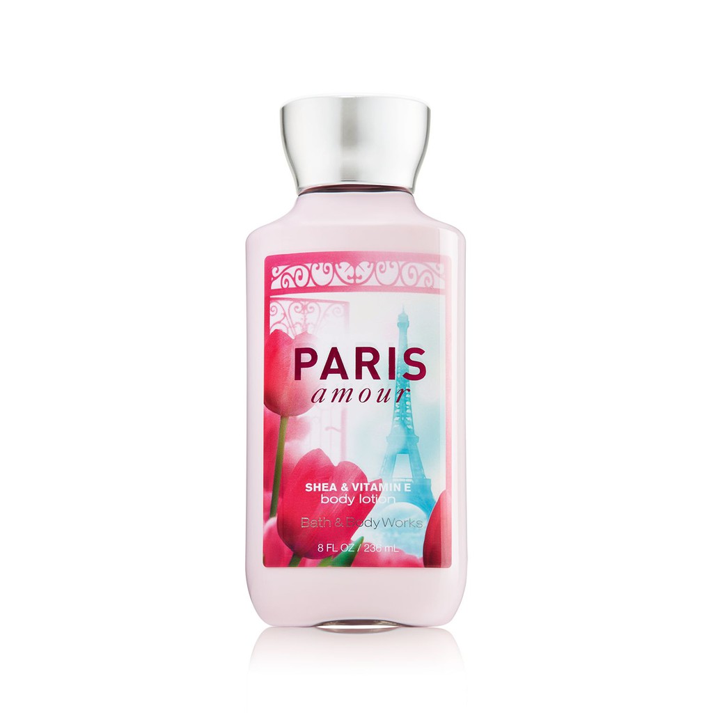 Dưỡng thể giữ ẩm da Bath &amp; Body Works Paris Amour body lotion 236ml (Mỹ)