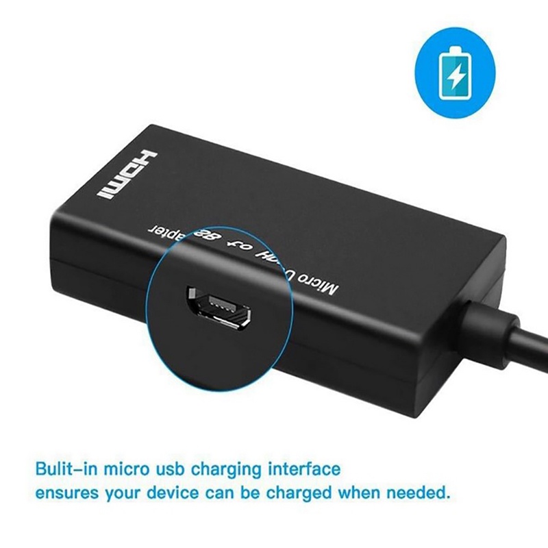 Dây Cáp Chuyển Đổi Micro Usb Sang Hdmi Cho Điện Thoại Thông Minh Hd Tv