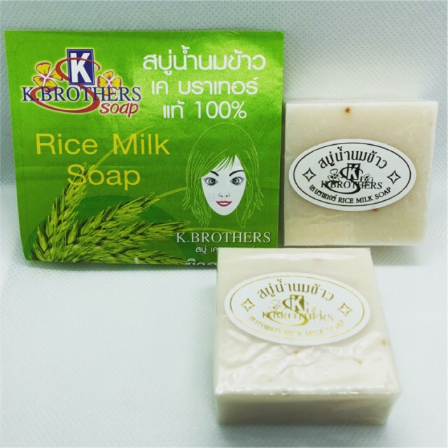 Xà phòng tắm cám gạo Rice Milk Soap Thái Lan 50g