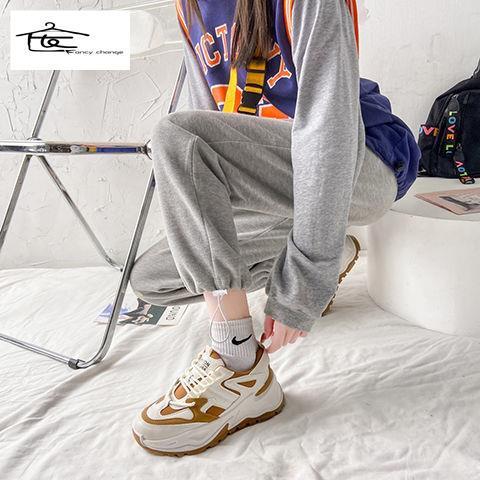 Bán Chạy ~ Niche Daddy Giày Thể Thao Đế Xuồng Dày Nâng Chiều Cao Thoải Mái Bốn Mùa