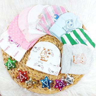 Nón Sơ Sinh Hotga Cotton Mềm Mại Mỏng Mát