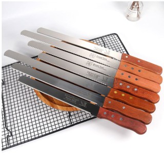1 dao gỗ răng cưa cắt bánh dài 10inch hoặc 12inch